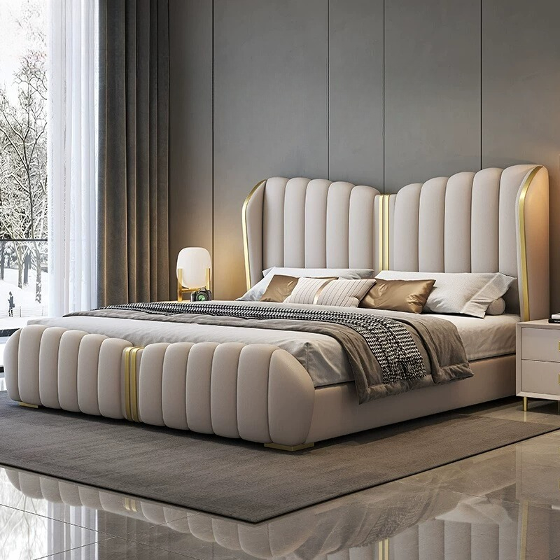 Luxury Bags Europe - Letto Matrimoniale Moderno Semplice di Alta