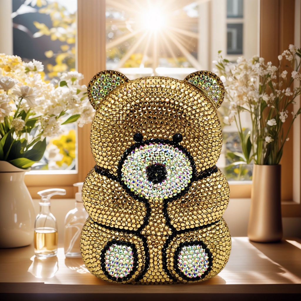 Luxury Bags Cute - Borsa da Sera con Strass a