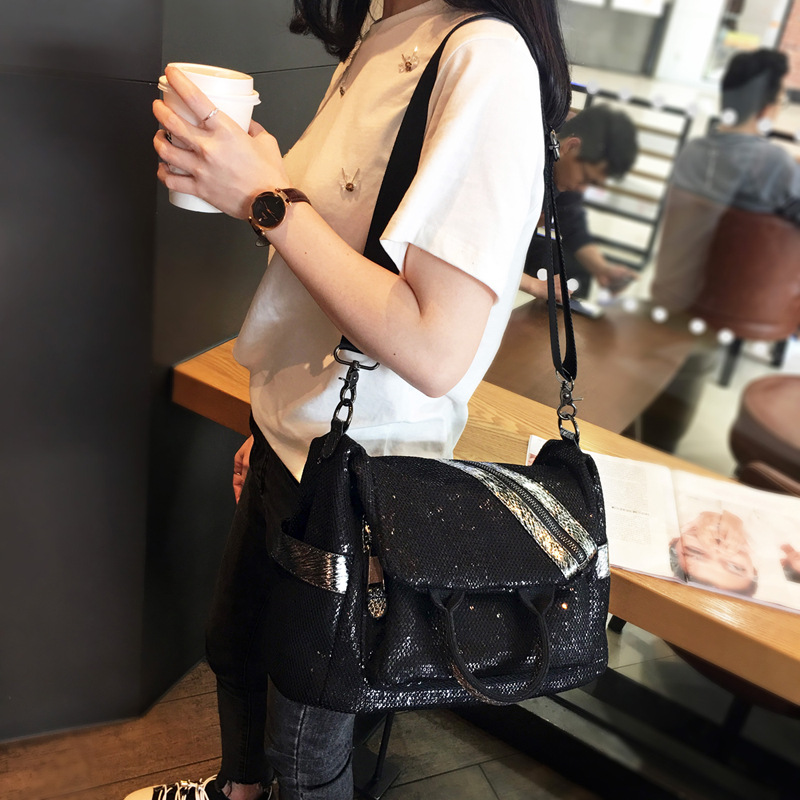 Nuove donne Nylon paillettes z - Luxury Bags Quality recensione e prezzo