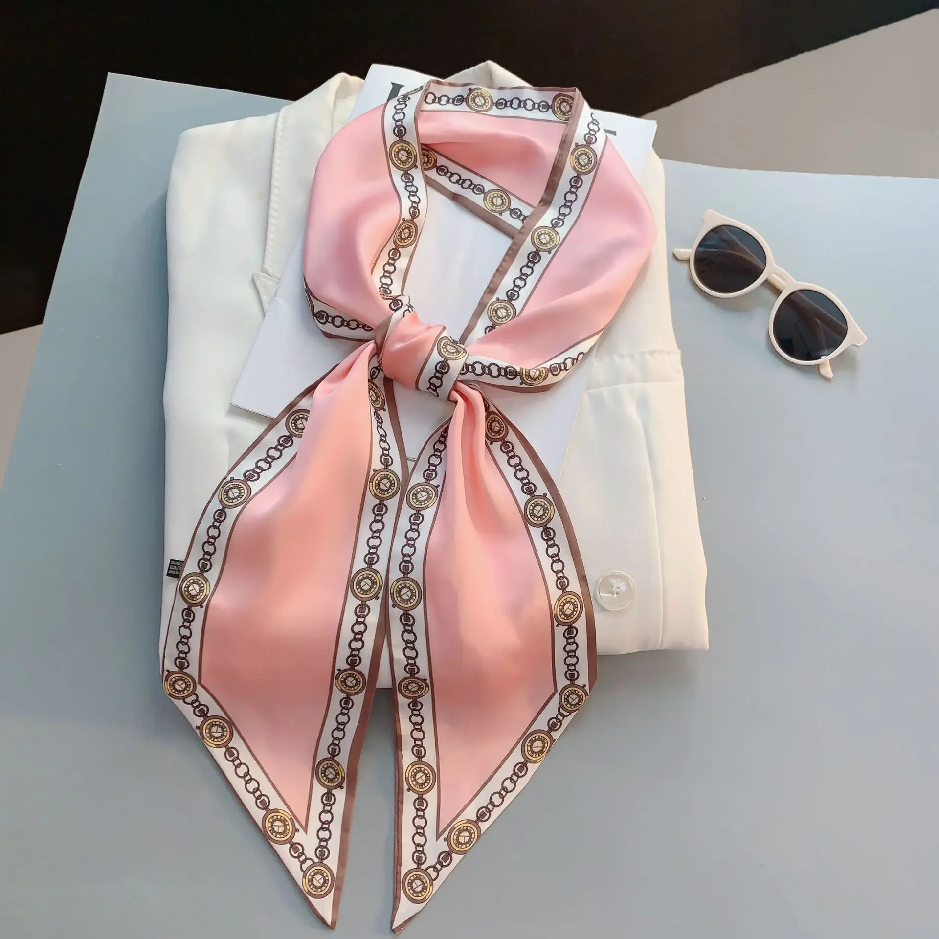 Sciarpa Skinny Stampata di Des - Luxury Bags Quality recensione e prezzo