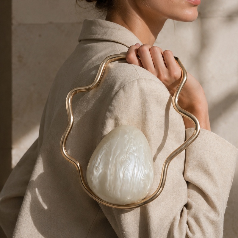 Mini Borsa a Uovo in Acrilico  - Luxury Bags Cute recensione e prezzo
